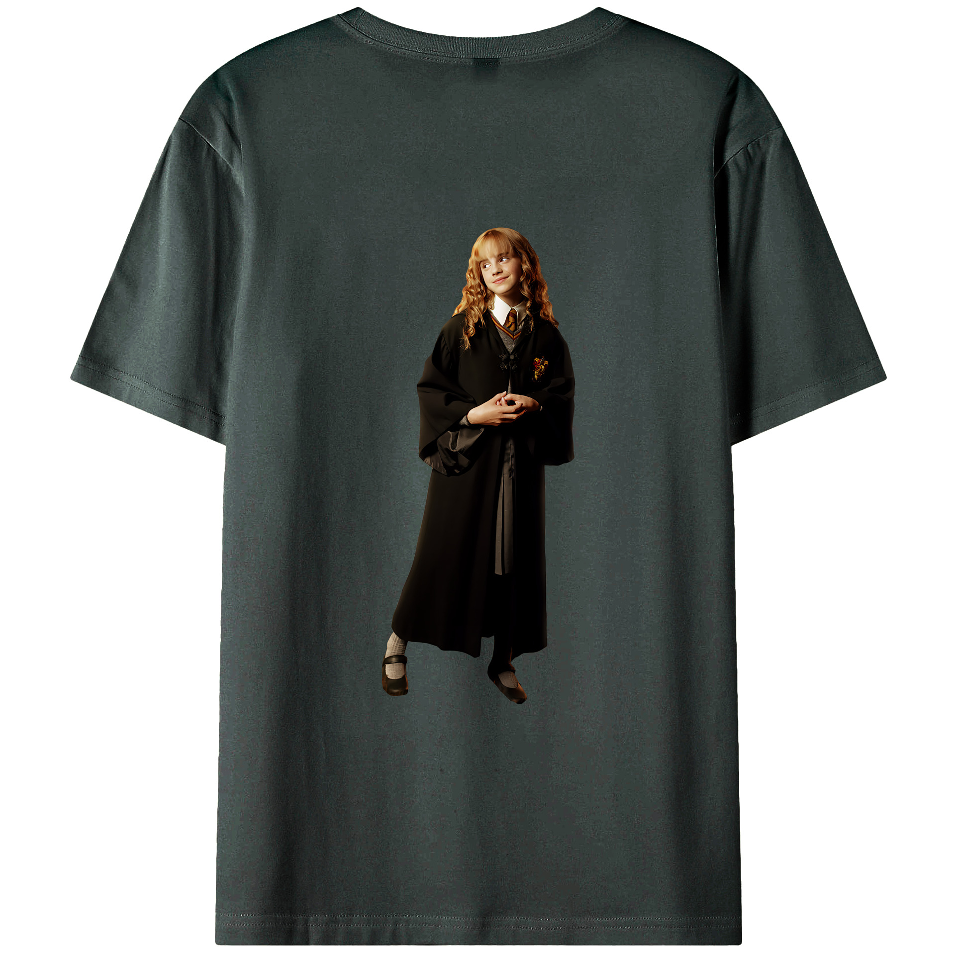 （画像用） Harry Potter ハリー・ポッターシリーズ 綿100％ メンズ半袖Tシャツ（バックプリント） 通気性